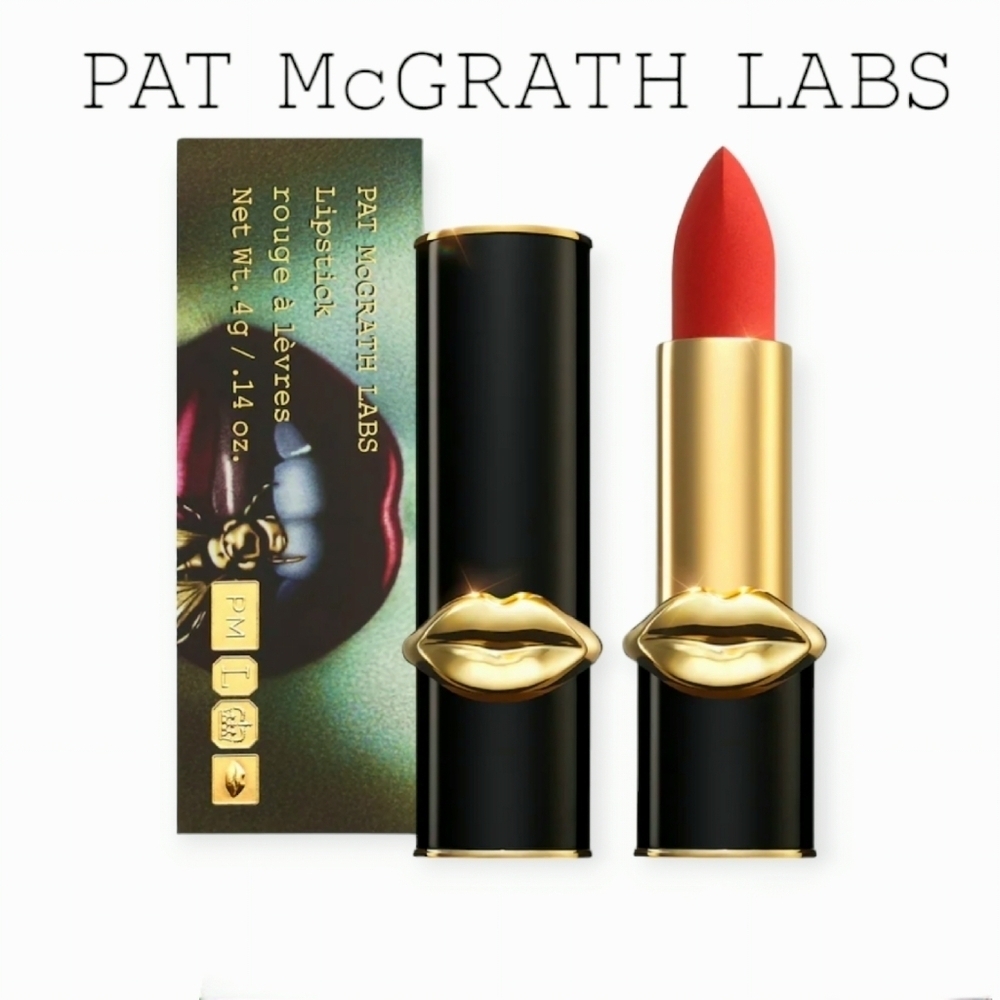 Pat McGrath Matte Trance Lipstick Obsessed Red 4g NWT Luxury Longwear Lip